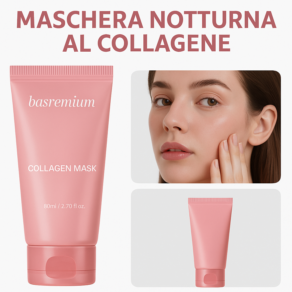 GlowRelief™ Night Collagen Mask – Idratazione Profonda Notturna